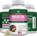 Bromelainおよび亜鉛1050mgのTRUTHENTICS Quercetin - 免疫、呼吸及び季節的なサポートのための優れた亜鉛ケルセチンの補足-非GMOのグルテンフリー- 60の野菜のカプセル