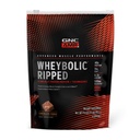 GNCのAMPのWheybolicの浸された蛋白質の粉及びThermogenic補足、増加筋肉強さ及びサイズ、エネルギー及び耐久性、40g蛋白質、6.2gロイシン、15g EAA、カフェイン、チョコレート ファーッジ、9のサービング