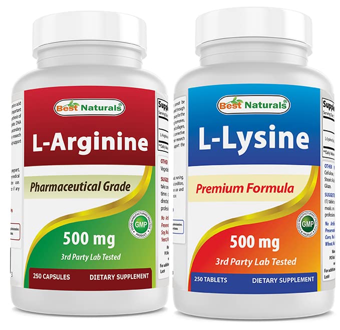 ベストナチュラルL-アルギニン500mg&L-リジン500mg