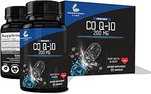 研究の実験室の高度の吸収200mg CoQ10 w/黒のペッパーのエキス。90 Softgels。 有機性、グルテンフリー、心の健康サポート、エネルギー生産、酸化防止サプリメント