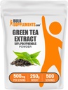 BulkSupplements.comgreenティーエキスパウダー - 50%ポリフェノールサプリメント、EGCGサプリメント - グルテンフリー、250g(8.8オンス)(パッケージ1)