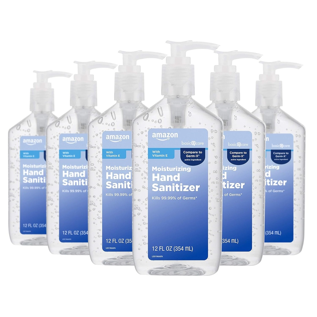 基本的な心配-元の手のSanitizer 62%、12のflのoz (6のパック)