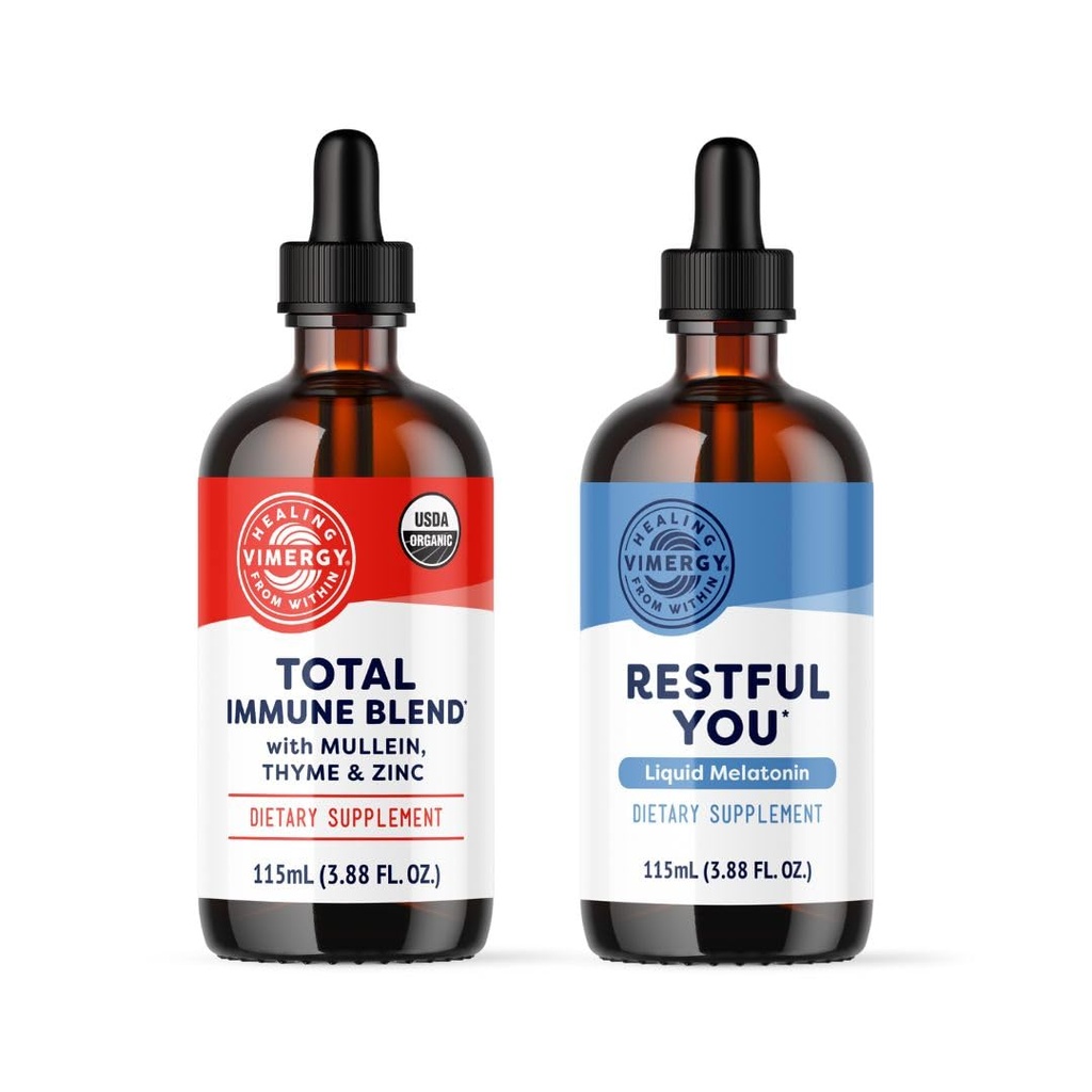 Vimergyナイトタイムの整流子のキット* - 2500のmcg亜鉛、5000のmcg Melatonin、130mg Mulleinのエキス、70のmg Thymeのエキス。 睡眠中の免疫細胞の修復、再構築、および更新。 ビーガン, グルテンフリー, コーシャ