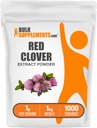 BulkSupplements.comレッドクローバーエキスパウダー - Trifolium Pratense、レッドクローバーサプリメント、ハーブサプリメント - Gluten無料、1g/サービング、1kg(2.2ポンド)(パッケージ1)