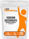 BulkSupplements.comナトリウムアスコルベートパウダー - 免疫サポート、ナトリウムアスコルベートビタミンC - 緩衝ビタミンC、グルテンフリー、サービングあたり2g、1kg(2.2ポンド)(パッケージ1)