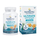 Nordic Naturals Ultimate Omega Jr., ストロベリー - 90 ミニソフトジェル - 680 EPAとDHA - 脳の健康, 気分, 学習 - Non-GMO - 45 サービング