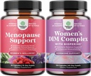 女性のための完全な草の更年期の補足の束-Multibenefitの月経閉症のEaseのホルモンのバランスおよびDIMおよび黒いペッパーの月経間のサポートおよびPMSの救助の女性のための有効なDIMの補足