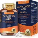 TotariaのアルファLipoicの酸1000mg - NeuropathyサポートNerveの健康、肝臓のDetox、酸化防止剤、Metabolismおよび細胞エネルギーのためのALAの補足の酸化防止剤非GMO、グルテンフリー、ビーガンの金庫