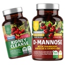 ナンバーワン栄養N1NプレミアムD-Mannose[1350mg]クランベリー&ハイビスカスと腎臓クレンジング[21ポテントハーブ]クランベリーエキス、Astragalus、Uva Ursi、2パックバンドル