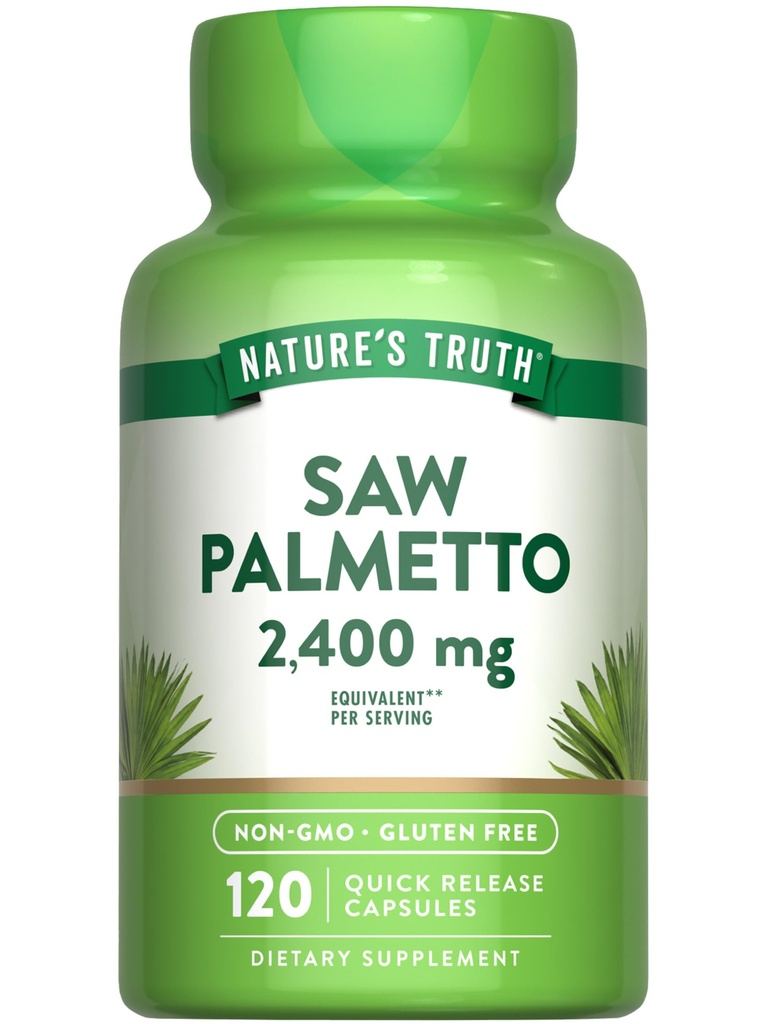 Nature's Truth Saw Palmetto Extract | 120カプセル | 非GMO&グルテンフリーサプリメント