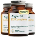 ALGAECAL 4-in-1ビタミンD3 K2の完了 - ADKのビタミンの補足、高められた免疫サポート及び骨の健康D3 K2、A、及びE -全身のウェルネス及び骨の強さ、60の容易な泡のSoftgels