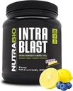NutraBio Intra Blast Bcaaの粉のアミノ酸の補足、電解質及び水和のブレンド、Intra、前ワークアウト及び筋肉回復、20g Eaaaのアミノ酸の粉、5gグルタミン ブルーベリーLemonade、30のサービング