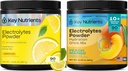 KEY NUTRIENTSの電解質の粉Lemonade 90のサービング+ピーチマンゴー90のサービング