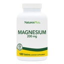 NaturesPlusマグネシウム - 200mg、180錠 - ベジタリアン、グルテンフリー - 180サービング