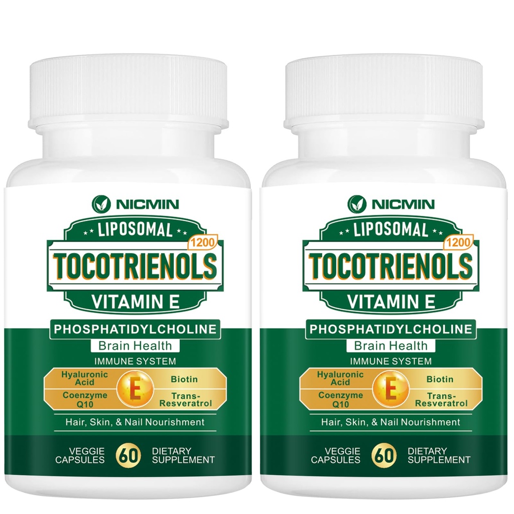 1200MG ビタミン E の tocotrienols の Phosphatidylcholine、95% のデルタtocotrienols および 5% Gamma-tocotrienols、中心、頭脳機能 120 のカプセルのための高い吸収