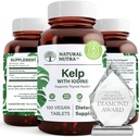 自然なNutra Kelpのヨウ素の甲状腺サポート補足、免疫システムを強化し、Metabolism、Vegewel Sea Kelp、非GMO、大西洋の Sourced Seaweedのエキス、225 mcg、100のタブレットを調節して下さい