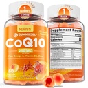 砂糖なしのCoQ10-250mg/500mgはガミーを満たしました - プラスオメガ3、EPA + DHA、B3及び亜鉛- Hear-tの健康、細胞エネルギー、酸化防止サポート、最大60日の供給、ビーガン60Ctsのための超Co Q-10の補足