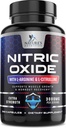 Nitric酸化物ブースターの余分強さ3000mg - 3X強さL-Arginine及びCitrullineの人のための最もよいNitric酸化物は、筋肉、中心の健康、米国でびん詰めにされるエネルギー補足、240のカプセルを支えます
