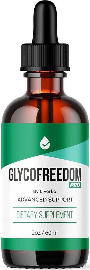 LIVORKA GlycoFreedom Drops ナチュラルサポート - GlycoFreedom Drops、Glyco Freedom、Glyco Freedom - 100%ナチュラル、2oz、60ml、1ヶ月の供給。