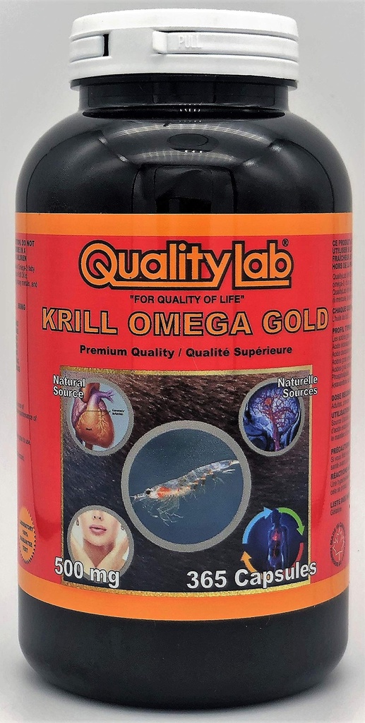Krillオイルオメガゴールド500mg 365カプセル(カナダ産)