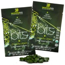 RECOVERYbits 有機クロレラ Algae 錠, スーパーフード, 純粋なグリーン Algae, 高蛋白と繊維, クロロフィル, 割れた細胞壁非照射, 免疫ブーストとデトックスのため, GMO, 60 錠