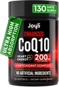 高吸収性CoQ10 200MG - 心の健康及びエネルギーの生産のためのCo Q10、200mgのSoftgels - 高められたCo Q 10の補足の酸化防止剤および亜麻仁油-CoQ10のサービングごとの200mg