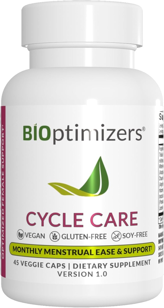 BIOptimizers - サイクルサポート - 女性のための定期的なサポートサプリメント - 閉塞と月経救済 - 45カプセル