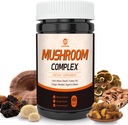 きのこの補足のコンプレックス、ライオンズ・マネ、Reishi、トルコの尾、チャガ、Maitake、Agaricus、エネルギー、焦点、記憶及び免疫システム サポートのための6つの高力有機のきのこ