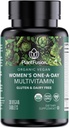 PlantFusion Organic Multivitamin for Women - 1 日中食品ブレンド 女性のマルチビタミン - ビーガン、非GMO、グルテンフリー&乳製品無料 - 30 錠(1 ヶ月の供給)