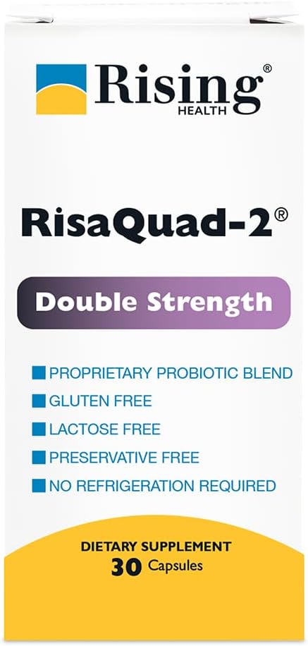 Risaquad-2 Probioticの食事療法の補足- 30カプセルの375mgのパック
