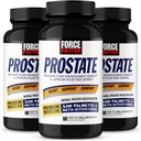 FORCE FACTORの前立腺、3パックは人のためのPalmettoおよびベータSitosterolの補足、前立腺の健康サポート、サイズ サポート、尿道の救助、ぼうこう制御、減らします夜間の排尿、180のSoftgelsを見ました