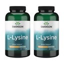 スワンソンフリーフォームL-Lysine - ストレスサポートと神経系の健康を促進する天然サプリメント - カルム気分&リラクゼーションを促進することができます - (300カプセル、500mg各) 2パック