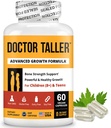 NuBest Doctor Taller - 骨の強度サポート、免疫システムを強化 - カルシウム、ビタミンD3、ビタミンK2、アミノ酸&子供用ハーブ (8 +) - 60ビーガンカプセル  1ヶ月の供給