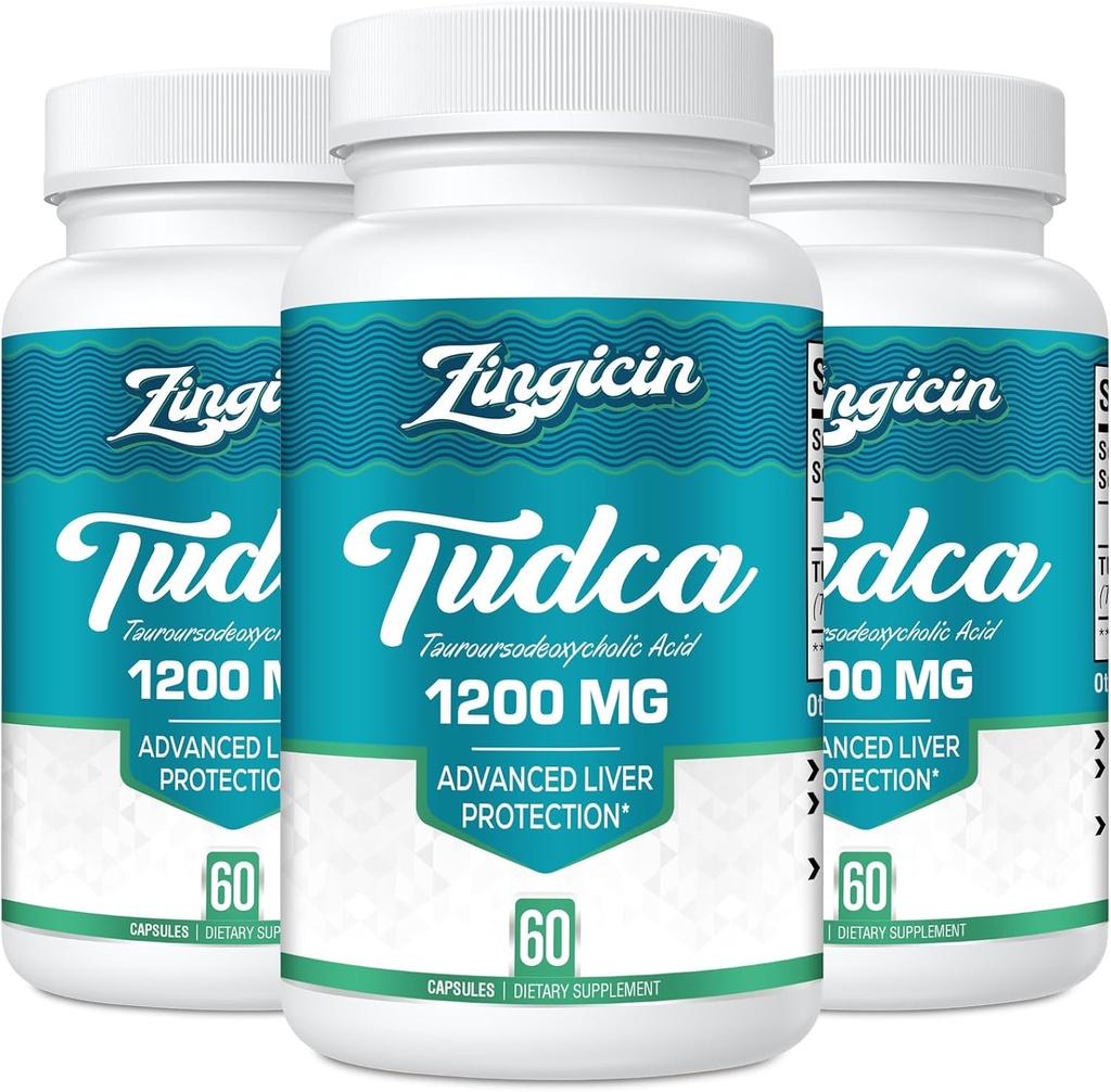 TUDCAの補足1200mg - 180の野菜のカプセル、肝臓、消化のための強力なTUDCAの胆汁の補足