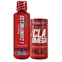 iSatori L-Carnitine LS3 ブルー ラズベリー 1500 mg (32 サービング) Ultra CLA (90 Softgels)、Acetyl、Omega 3 6 9 Safflower オイルと液体L-Carnitine