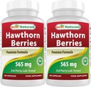 ベストナチュラルズホーソーンベリー565mg 180カプセル(180カウント2)