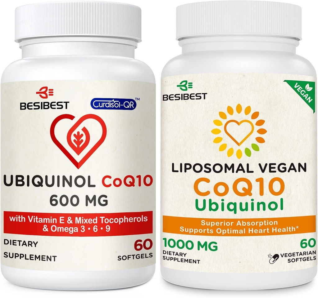 CoQ10 600mg 1000mg Liposomal CoQ10 Ubiquinolの補足1PCSの1PCS束