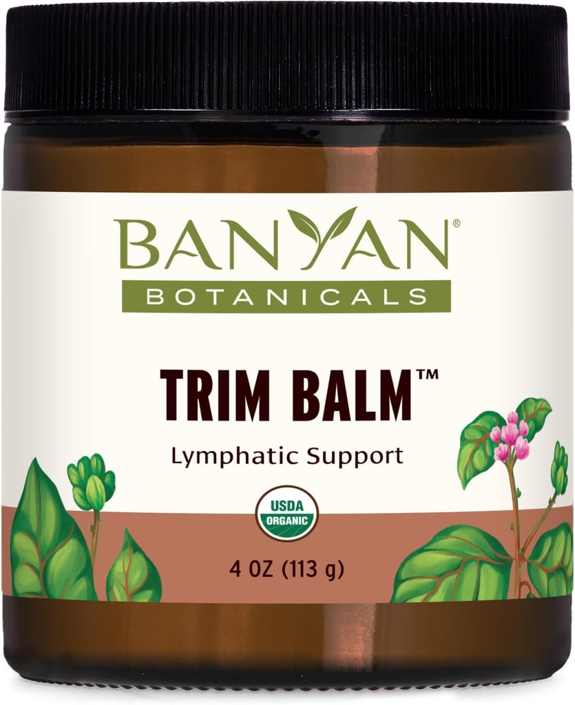 Banyan Botanicals Trim Balm - 認定オーガニック、4オンス - ChitrakとGugguluがMetabolismを増加