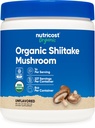 Nutricost有機性椎茸パウダー8oz - 100%オーガニック認証、グルテンフリー、非GMO