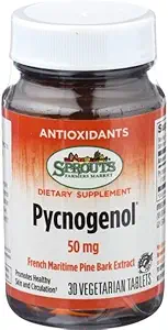Sproutsのフランスのマリタイムのパインの樹皮のエキス50のMg - 30のカプセル