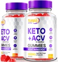 NutraRize(2パック)ターボリッピングKeto ACVグミー、公式TurboRipped Ketoグミー、Apple Cider Vinegarサプリメント、オールナチュラルKeto + ACV、Premium Keto Plus ACVグミー、Gomitasレビュー(120グミー)