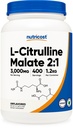 Nutricost L-Citrullineの無光沢の粉(2:1) 1.2KG