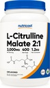 Nutricost L-Citrullineの無光沢の粉(2:1) 1.2KG