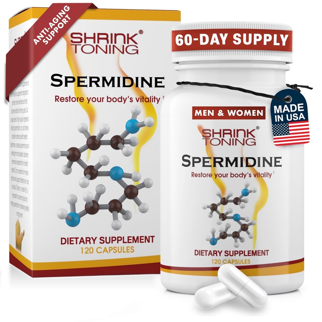 収縮のSpermidineは皮及び反老化サポートを補います – 人および女性のための120のビーガン帽子100%の自然なポリアミン、全面的なウェルネス–非GMOの米国は作りました–高いSpermidineと、亜鉛及びTheaminと