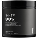 Toniiq超高強度5HTPカプセル - 99% + 高度に浄化され、Bioavailable - 12:1の集中されたエキス- 200mg - 90の野菜のカプセル