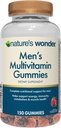 Nature's Wonder Men's Multivitamin Gummies、免疫健康、エネルギー、代謝、ビタミンA、C、D、B6、B12、150人の男性の毎日のマルチビタミンGmmies、75日の供給をサポート