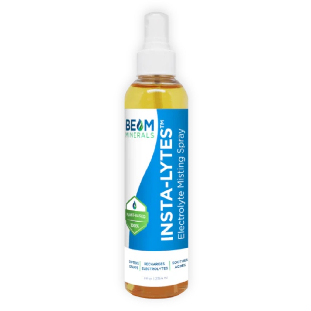 BEAM MINERALS Insta-Lytes | クランプ・リーチ 電解液 電解液 | 天然液 電解液 | マイクロ栄養補助食品 防腐剤・筋肉痛・発疹 | 8 fl Oz