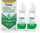 Visine のアレルギーの目の救助の多行為の抗ヒスタミン及び赤みは Pheniramine のマレアルト及び Naphazoline HCl の赤のための目の低下の処置、かゆみ、アレルギーの目、0.5 の fl を取り除きます。 oz、2 のパック