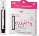 VPLab Ultra Women's Beauty Liquid Collagen - Biotin-Infused Multivitamin Complex with Peptides Type I&III 皮膚、髪、爪のためのサプリメント - ビタミンBグループ、10でパック女性のためのドリンクミックス