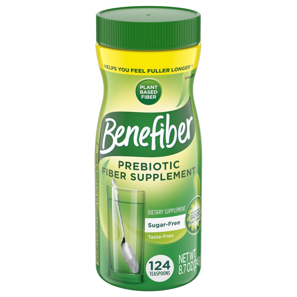 Benefiberの消化器の健康、毎日の繊維の粉、不燃 - 62のサービング(8.7のOunces)のための毎日のPrebiotic繊維の補足の粉